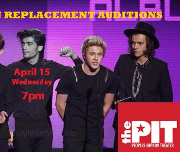 One Direction Replacement Auditions